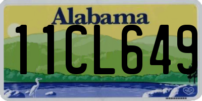 AL license plate 11CL649