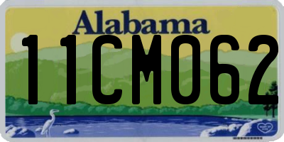 AL license plate 11CM062