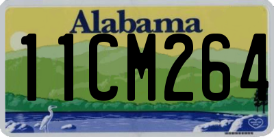 AL license plate 11CM264