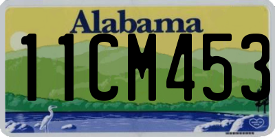 AL license plate 11CM453