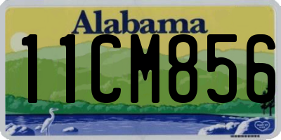 AL license plate 11CM856