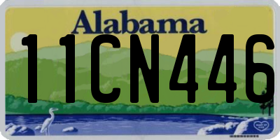 AL license plate 11CN446