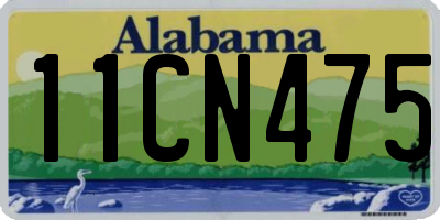 AL license plate 11CN475