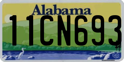 AL license plate 11CN693