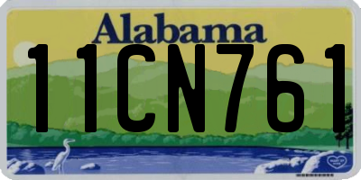 AL license plate 11CN761