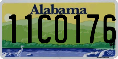 AL license plate 11CO176