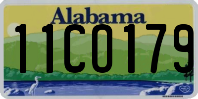 AL license plate 11CO179
