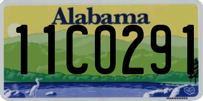 AL license plate 11CO291