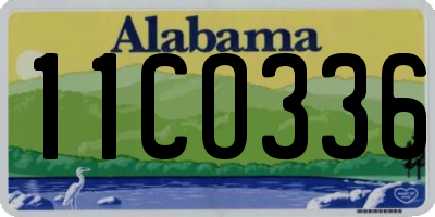 AL license plate 11CO336