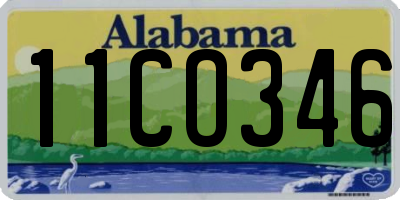 AL license plate 11CO346