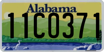 AL license plate 11CO371