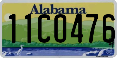 AL license plate 11CO476