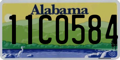 AL license plate 11CO584