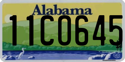 AL license plate 11CO645