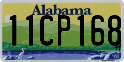 AL license plate 11CP168