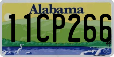 AL license plate 11CP266