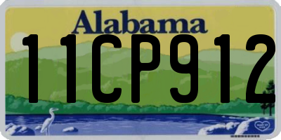 AL license plate 11CP912