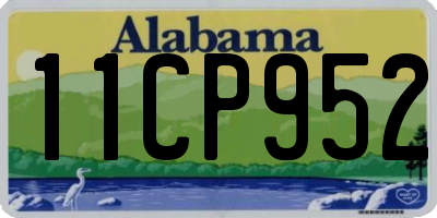 AL license plate 11CP952