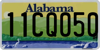 AL license plate 11CQ050