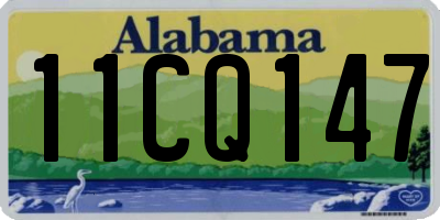 AL license plate 11CQ147