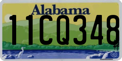 AL license plate 11CQ348
