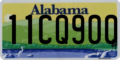 AL license plate 11CQ900