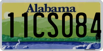 AL license plate 11CS084