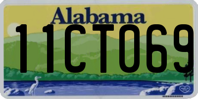 AL license plate 11CT069
