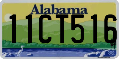 AL license plate 11CT516