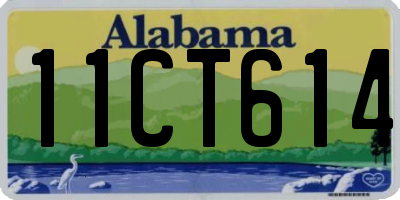 AL license plate 11CT614