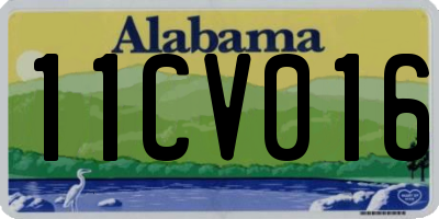 AL license plate 11CV016