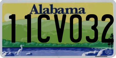 AL license plate 11CV032