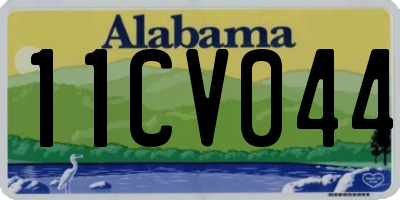 AL license plate 11CV044