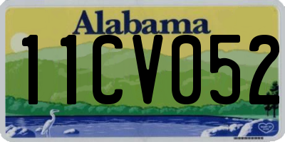 AL license plate 11CV052