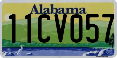 AL license plate 11CV057