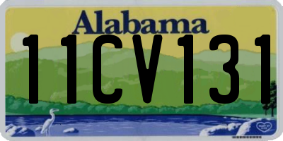 AL license plate 11CV131
