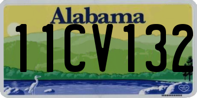 AL license plate 11CV132