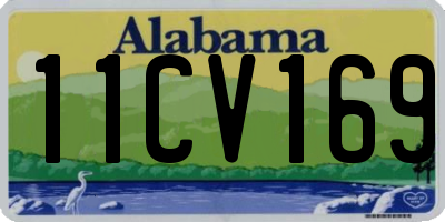 AL license plate 11CV169