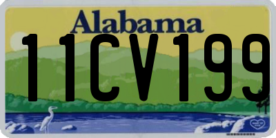 AL license plate 11CV199