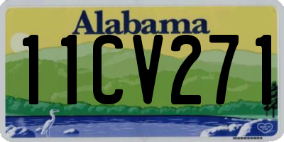 AL license plate 11CV271
