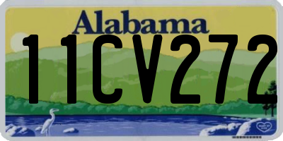 AL license plate 11CV272
