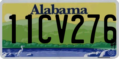 AL license plate 11CV276