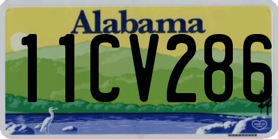AL license plate 11CV286