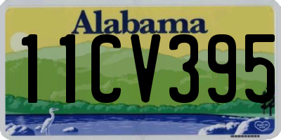 AL license plate 11CV395