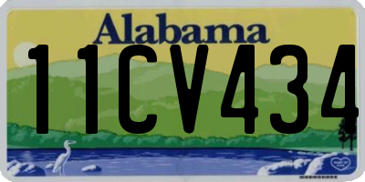 AL license plate 11CV434