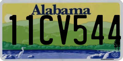 AL license plate 11CV544