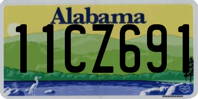 AL license plate 11CZ691