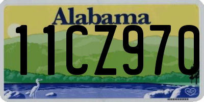 AL license plate 11CZ970