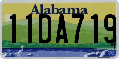 AL license plate 11DA719