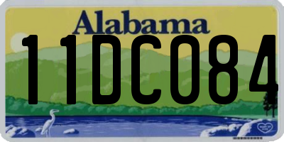 AL license plate 11DC084